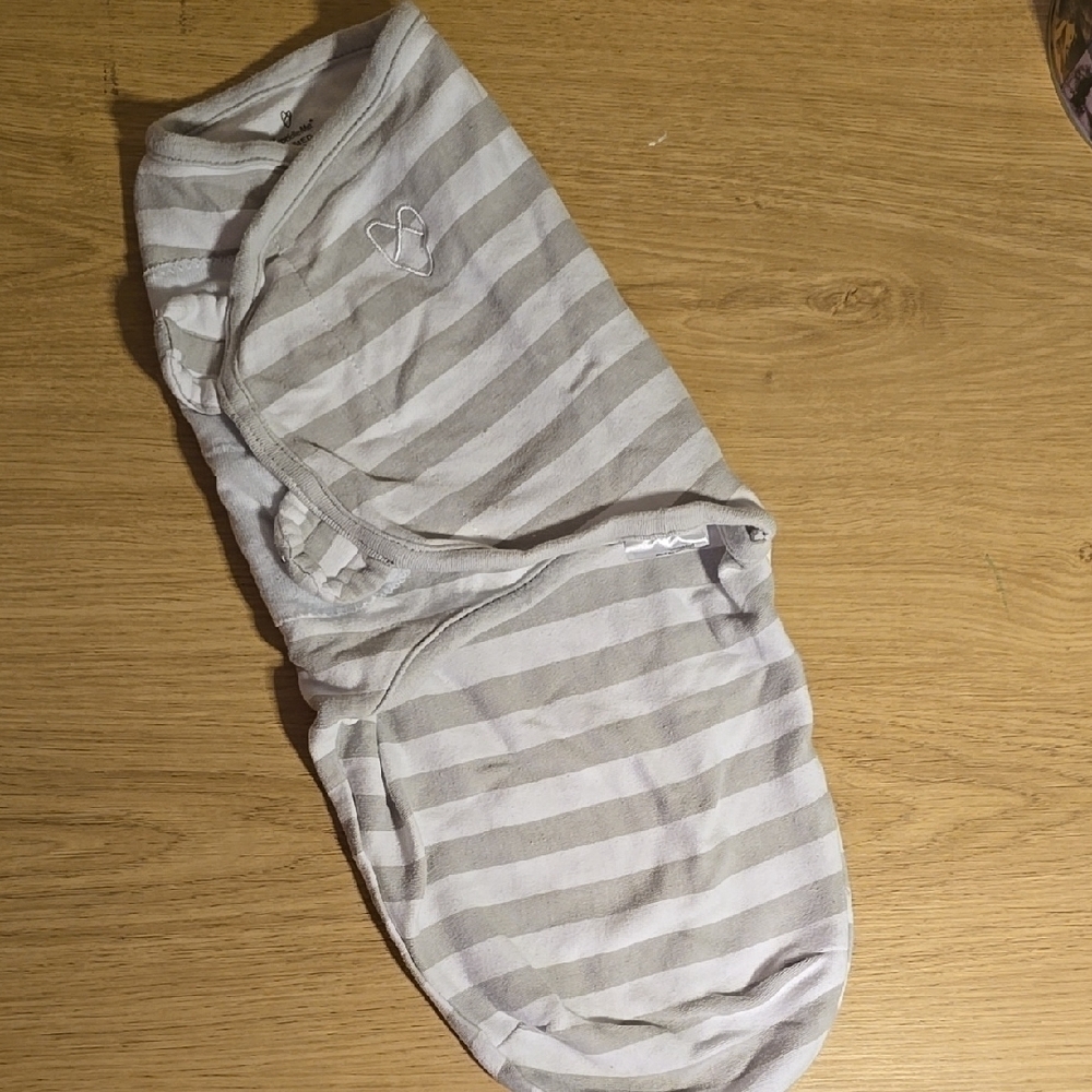 Swaddle Me- Striped Baby Swaddle Blanket SM/MED